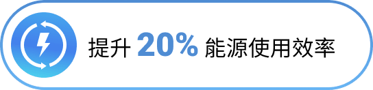 提升 20% 能源使用效率